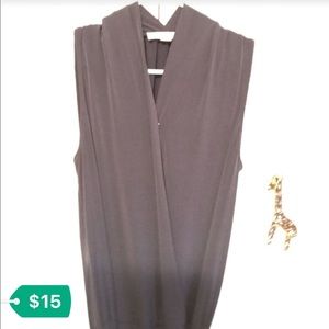 Sleeveless navy jumpsuit